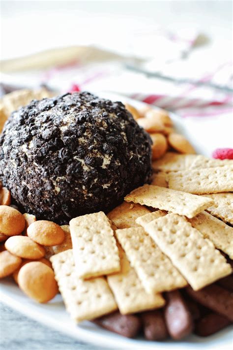 Cookies And Cream Sweet Cheese Ball Tangled With Taste