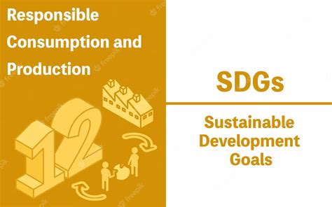 Premium Vector Sdgs Goal 12 Responsible Consumption Production