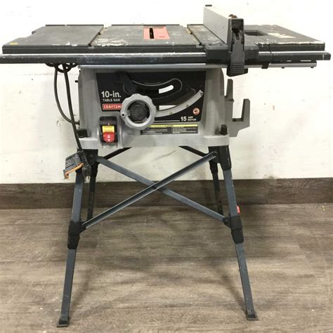 Lot Craftsman 10in Table Saw W Stand