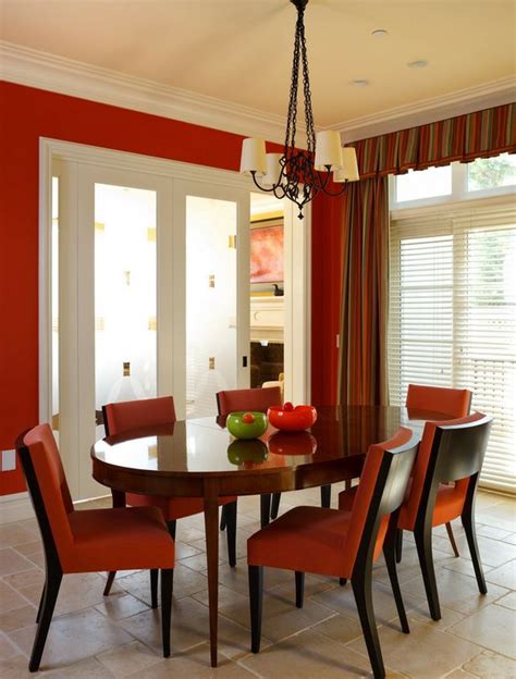 Be Confident With Color How To Integrate Red Chairs In The Dining Room