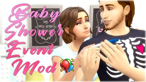 Baby Shower Event Mod L Los Sims 4 L Mod Review Youtube