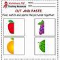 Matching Cut And Paste Worksheets