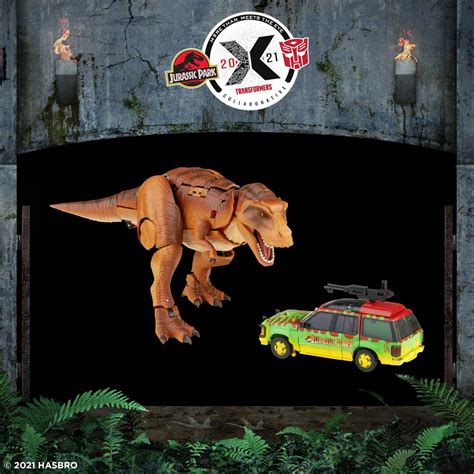 Jurassic Park X Transformers Collaborative Tyrannocon Rex Vs Jp93