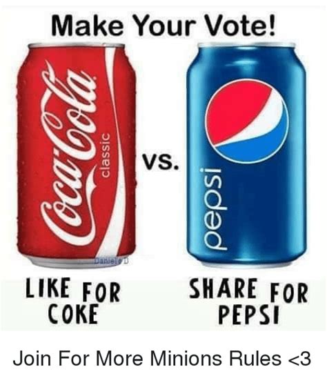Coke Or Pepsi Which Soda Do You Prefer Coke Or Pepsi Who Makes