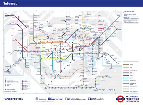 Underground Map London Tube Station Map England