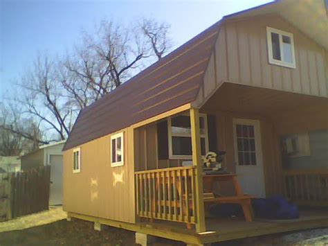 12x24 Wood Shed Turned Into Tiny Home With Loft Bedroom Pictures Of