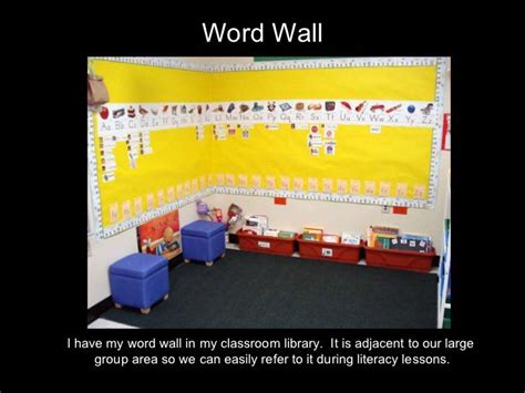 Nice Article About How To Make A Word Wall For Your Preschool Classroom