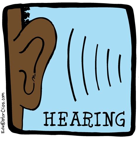 Hearing Clip Art 5 Senses Clip Art