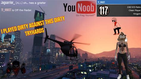 Gta 5 Online I Played Dirty Against A Dirty Tryhard Gta V Youtube