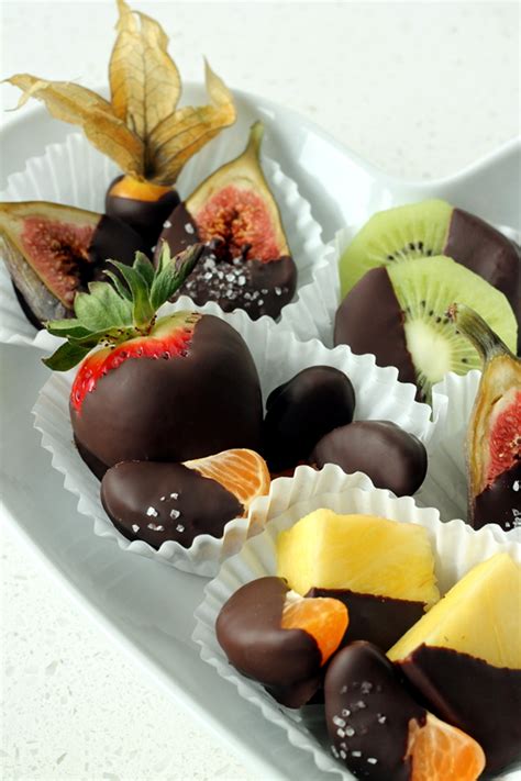 Valentines Day Assorted Chocolate Dipped Fruit Plate Daily Hive