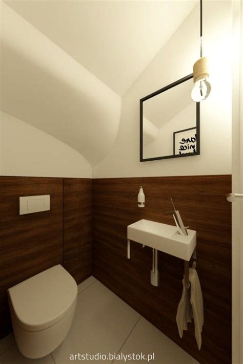For example, the walls can be white and the floor can be black and you can add a few wooden accents throughout the décor. very small toilet under the stairs | artstudio | Bathroom ...