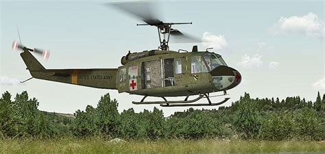 Huey Dust Off Bell Uh 1h For Fsx