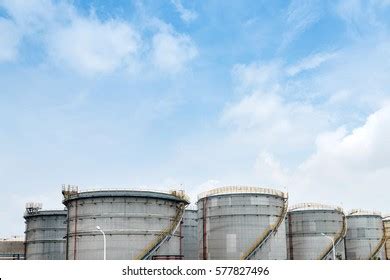 Refinery Storage Tanks Industrial Park Stock Photo Shutterstock