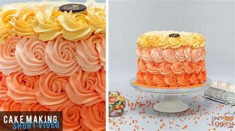 Orange Ombre Cake Youtube