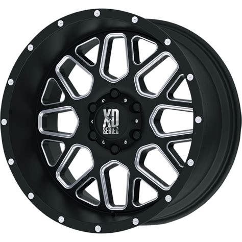 Xd Xd820 18x9 12 Black Milled Xd82089063912nus Fitment Industries