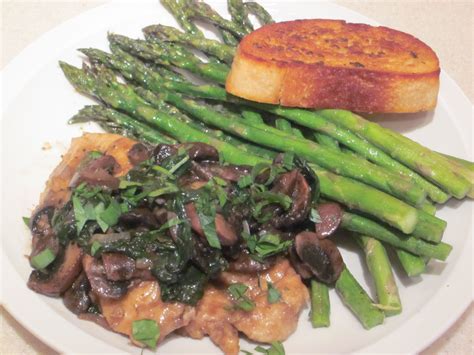 Chicken marsala has always been one of my favorite restaurant dishes. Chicken Marsala With Mushrooms and Spinach Over Roasted ...