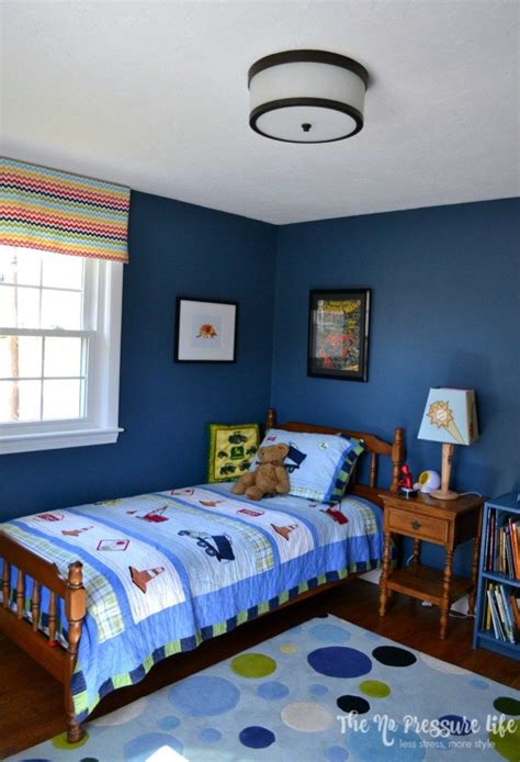 Before And After An Eclectic Boys Bedroom Makeover With Meaning Blue