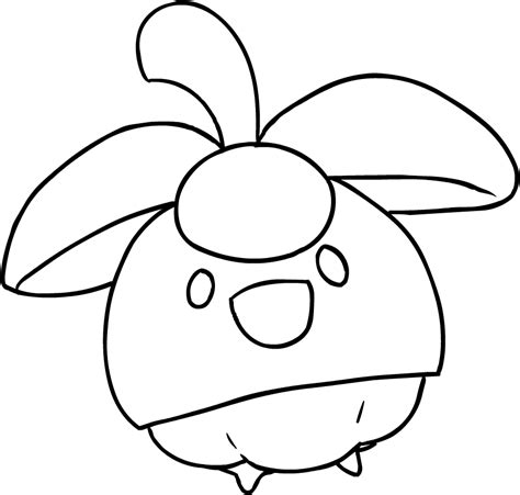 Bounsweet Pokemon Kleurplaat Sun En Moon Coloring Pages Pokemon Sun