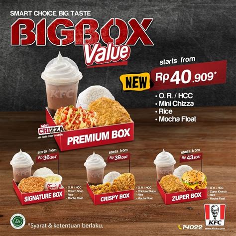 Sudah banyak makanan dan minuman yang tersedia dengan harga menu kfc yang bervariasi. KFC Promo Menu Terbaru Combo Premium Box, Harga Mulai Rp ...