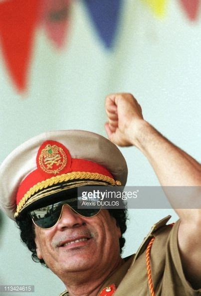 Portraits Of Colonel Gaddafi On September 1st 1996 In Libya Muammar