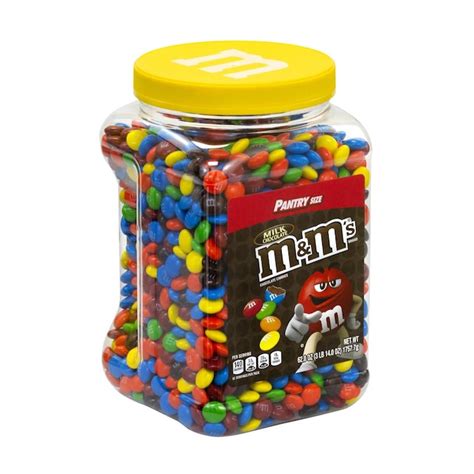 Mandms Mandms Milk Chocolate Candies Jar 62 Oz In The Snacks And Candy