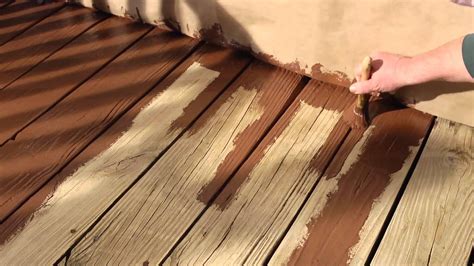 How To Resurface A Wood Deck With Olympic Rescue It Staining Deck