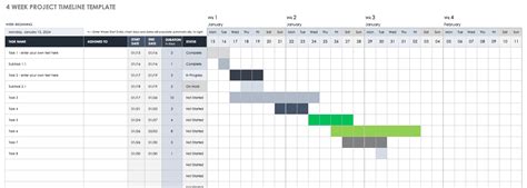 Free Project Calendar Templates Smartsheet