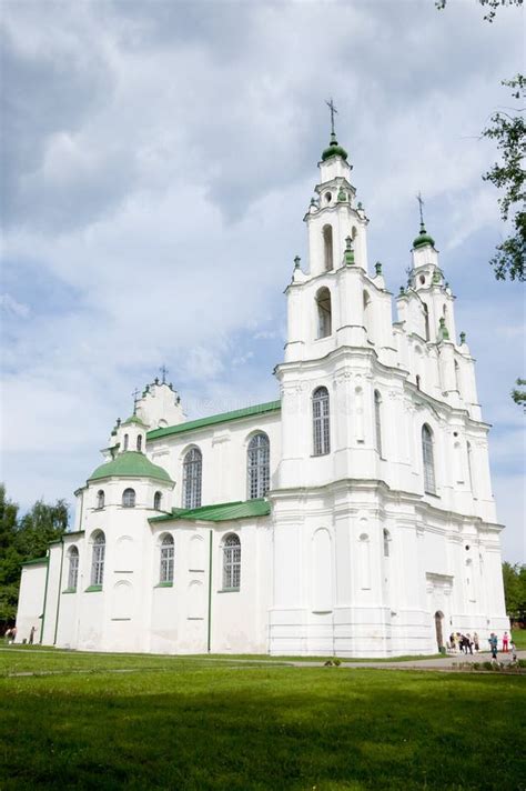 Church In Polotsk Town Belarus Church In Polotsk Town Belarus Stock