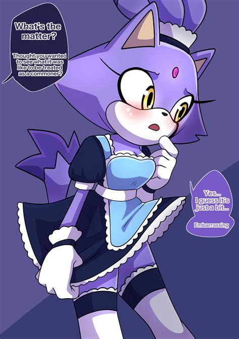 Rule 34 Anthro Blaze The Cat Maid Uniform Saltorii Tagme 3722504