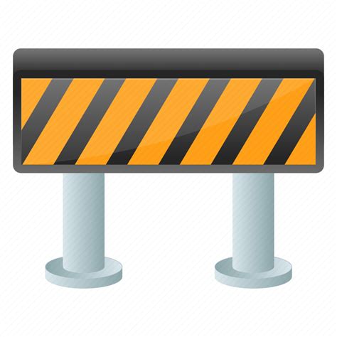Obstacle Barricade Barrier Impediment Blockade Icon Download On