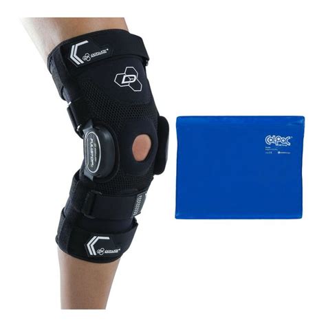 Donjoy Performance Bionic Fullstop Knee Brace Black Medium And Ice Pack Everymarket
