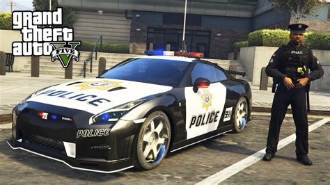 How to become a cop in gta 5. GTA 5 Mods - PLAY AS A COP MOD!! GTA 5 Police Nissan GT-R ...