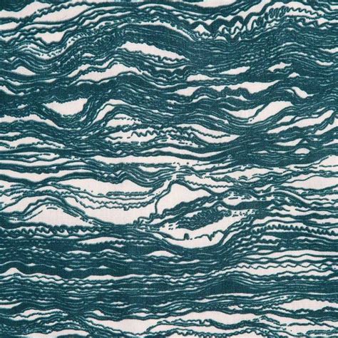 Waves Fabric In Marine In 2021 Ocean Fabric Print Ocean Fabric