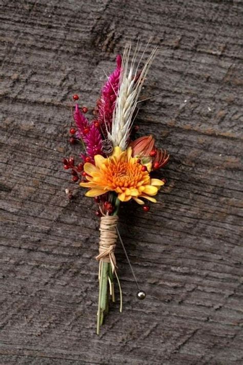 50 Fall Wedding Boutonnieres For Every Groom Page 6 Hi Miss Puff