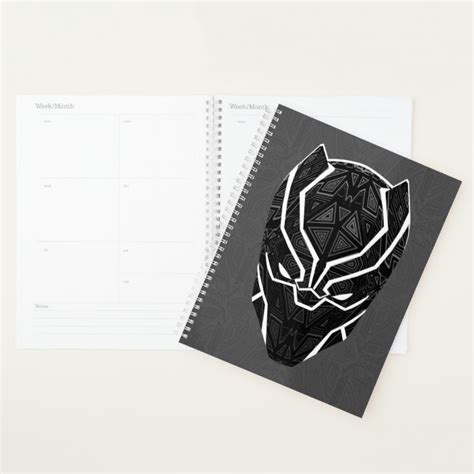 Avengers Classics Tribal Black Panther Head Planner