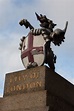 Escultura del escudo de la Ciudad de Londres, Reino Unido – El Perro ...