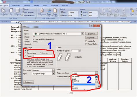 Cara Mengatur Ukuran Kertas Di Excel Agar Tidak Terpotong Berbagai