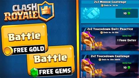 2v2 Touchdown Challenge Chest Opening Clash Royale Youtube