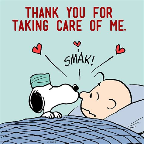 Peanuts On Twitter Thank You For Taking Care Of Me