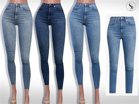 The Sims Resource Mile High Super Skinny Jeans By Saliwa Sims 4