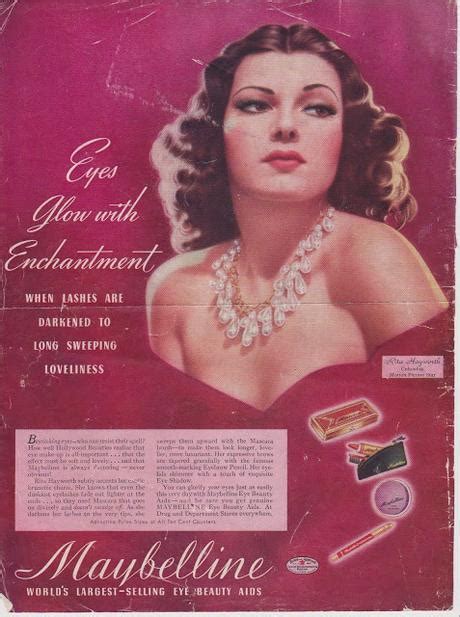 Maybellines Glamorous Film Goddess Rita Hayworth A Favorite Gi Pin Up