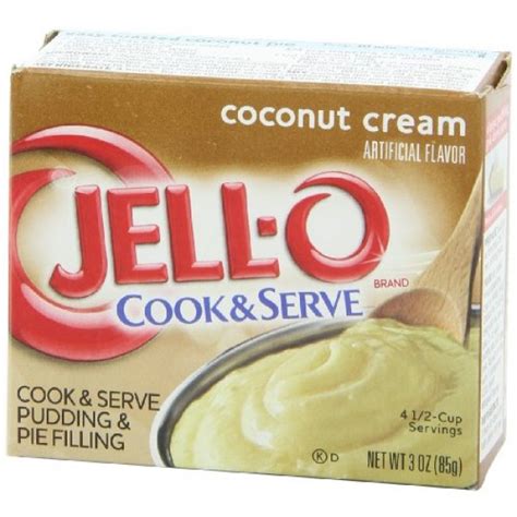 Jell O Cook And Serve Coconut Cream Pudding And Pie Filling