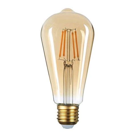 Filament Led St64 Golden Dimbaar Led Filament Lamp