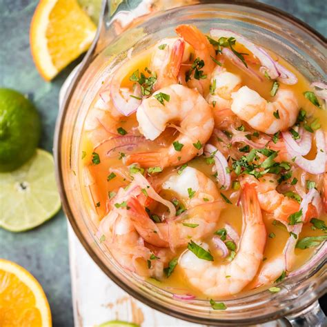 Place the pieces in a bowl and cover entirely with ½ cup fresh lime juice. Secret Ingredient Shrimp Cocktail (Ceviche de Camaron) - Simply Sated