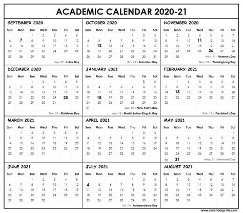 20 Downloadable 2021 Calendar Template Word Free Download Printable
