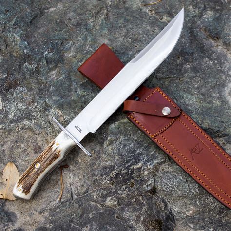 Alamo Bowie Genuine Stag Katz Knives Touch Of Modern