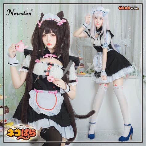 Nekopara Cosplay Coconut Costume Women Japanese Anime Chocola Vanilla Halloween Costumes Sexy
