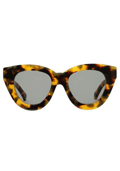 Karen Walker Eyewear Anytime Sunglasses Sunglasses Black Cat Eye