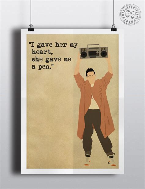 Say Anything I Gave Her My Heart — Posteritty Quote Posters