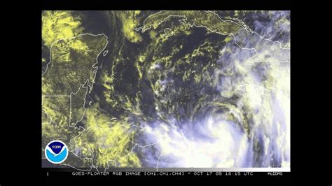 Hurricane Wilma Satellite Loop Hd Youtube